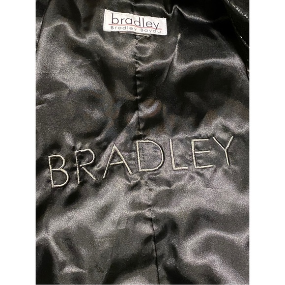Bradley Bayou Leather Reptile Print Jacket, size Large - Picture 9 of 11